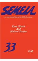 Semeia 33: René Girard and Biblical Studies