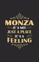Monza Its not just a place its a feeling: Italy - notebook - 120 pages - dot grid