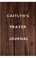 Caitlyn's Prayer Journal