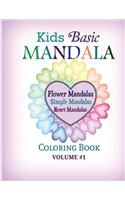 Kids Basic Mandala Coloring Book