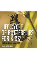 Life Cycle Of Butterflies for Kids 2nd Grade Science Edition Vol 4