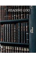Reading Log: Gifts for Book Lovers / Reading Journal [7.44 " x 9.69"] 100 Spacious Record Pages (Reading Logs & Journals)