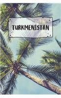Turkmenistan: Ruled Travel Diary Notebook or Journey Journal - Lined Trip Pocketbook for Men and Women with Lines