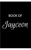 Jayceon Journal Notebook