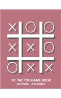 Tic Tac Toe Game Book: 120 Page Grid Sheet Book With 1,440 Blank Grid Sheets For Kids (8.5 x 11 in.)