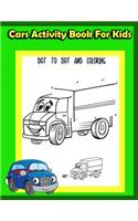 Cars Activity Book for Kids