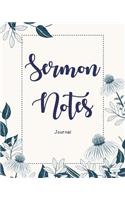 Sermon Notes Journal: An Inspirational Worship Tool to Record, Remember and Reflect on Each Week's Sermon