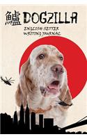 Dogzilla English Setter Writing Journal