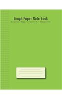 Graph Paper Note Book: 3mm Square Graph (Green Cover) 130 Pages Grid Ruled on Both Sides Math & Science Note Book (Composition Books)
