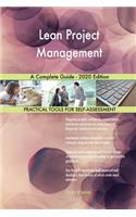 Lean Project Management A Complete Guide - 2020 Edition