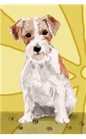 Journal Notebook For Dog Lovers, Jack Russell Terrier Sitting Pretty 8