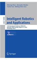 Intelligent Robotics and Applications