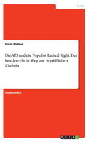 AfD und die Populist Radical Right. Der beschwerliche Weg zur begrifflichen Klarheit