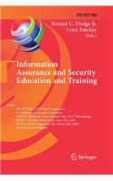 Information Assurance and Security Education and Training