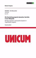 Die Darstellung typisch deutscher Gerichte in der Wikipedia