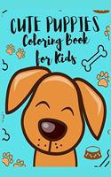 Cute Puppies Coloring Book for Kids
