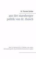 Aus der Starnberger Politik von Dr. Thosch
