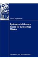 Optimale nichtlineare Preise für zweiseitige Märkte: (German)