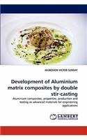 Development of Aluminium matrix composites by double stir-casting