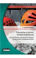 Gesetzliche vs. Private Krankenversicherung: Pro und Contra unter Berücksichtigung des deutschen Sozialstaatsmodells(German)