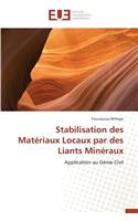 Stabilisation des matériaux locaux par des liants minéraux