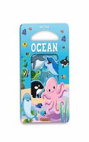 Die Cut Window Board Book - In the Ocean Picture Book for Children Educations Board Book for Kid Die-Cut Shape Board Books