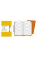 Moleskine Volant Large Ruled Orange Yellow & Cadmium Orange 2-set: (Moleskine Volant)