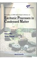 Excitonic Processes in Condensed Matter, Proceedings of 2000 International Conference (Excon2000)