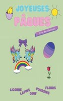 Joyeuses Pâques, livre de coloriage.