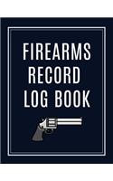 Firearms Record Log Book: Inventory Log Book, Firearms Acquisition And Disposition Insurance Organizer Record Book, Blue Cover