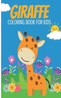 Giraffe Coloring Book for Kids: Cute giraffee coloring book for girls and boys