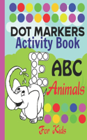 Dot markers activity book ABC Animals for kids