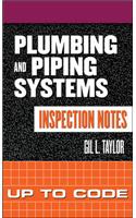 Plumbing and Piping Systems Inspection Notes: Up to Code