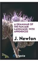 A Grammar of the Panjabi Language with Appendices
