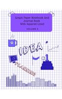 Graph Paper Notebook And Journal Book With Squared Lined