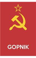 Gopnik: - Blank Page Journal - With No Lines - (Diary, Notebook)