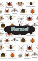 Manuel: Bug Insect Handwriting for K-3 Students Practice Paper Book Notebook Journal Book 120 Pages 6x9