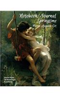 Notebook/Journal - Springtime - Pierre Auguste Cot: Journal Ruled - 200 Blank Pages - 8x10 Inches