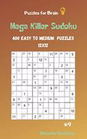 Puzzles for Brain - Mega Killer Sudoku 400 Easy to Medium Puzzles 12x12 vol.9