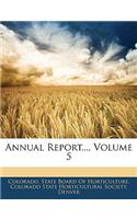 Annual Report..., Volume 5