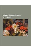 Contemporary Review (Volume 43): (English)