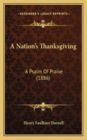 A Nation's Thanksgiving
