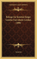 Beitrage Zur Kenntnis Einiger Gesteine Und Asbeste Corsikas (1890)