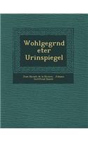 Wohlgegr Ndeter Urinspiegel