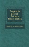 Fragments [Poems]