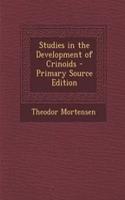 Studies in the Development of Crinoids