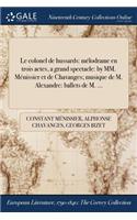Le Colonel de Hussards