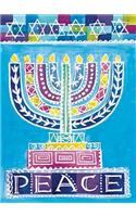 Bright Menorah Notecards [With 16 Envelopes]