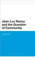 Jean-Luc Nancy and the Question of Community