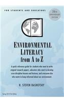 Environmental Literacy from A to Z for Students and Educators